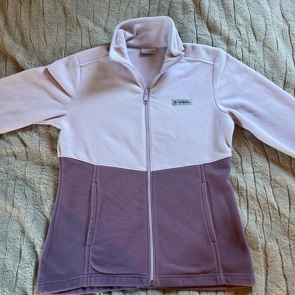 Columbia Two-Tone Violet Fleece Jacket